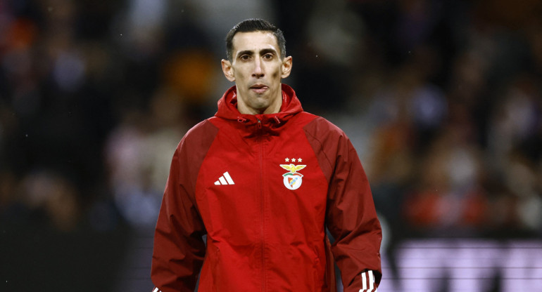 Ángel Di María en el Benfica. Foto: REUTERS.