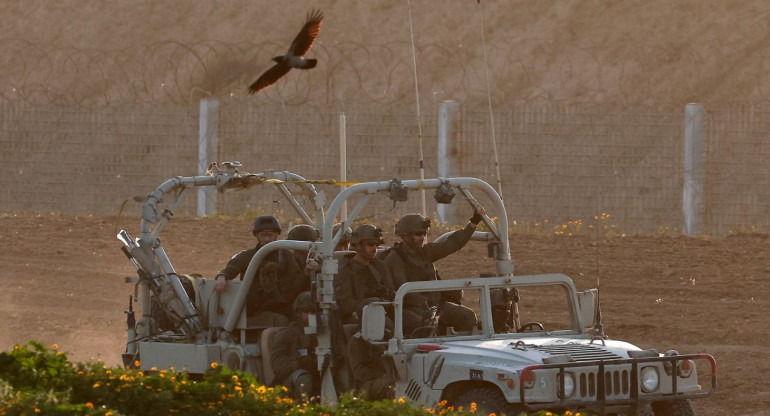 Ejército de Israel en Gaza. Foto: Reuters.