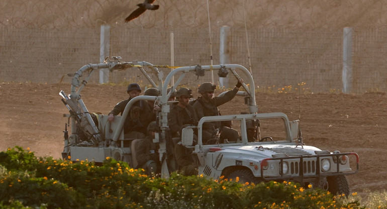 Ejército de Israel en Gaza. Foto: Reuters.