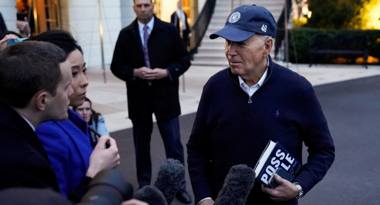 Joe Biden, presidente de Estados Unidos. Foto: Reuters