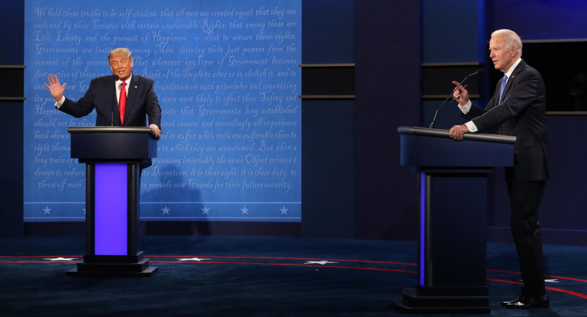 Donald Trump y Joe Biden. Foto: EFE.