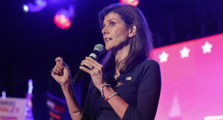 Nikki Haley, precandidata a presidente de Estados Unidos. Foto: EFE.