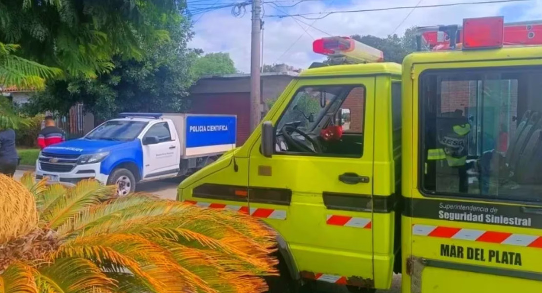 Encontraron un cadáver en el techo de una casa en Mar del Plata. Foto: 0223