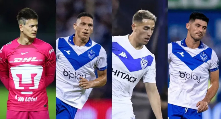 Los jugadores de Vélez fueron apartados del plantel. Foto: NA.