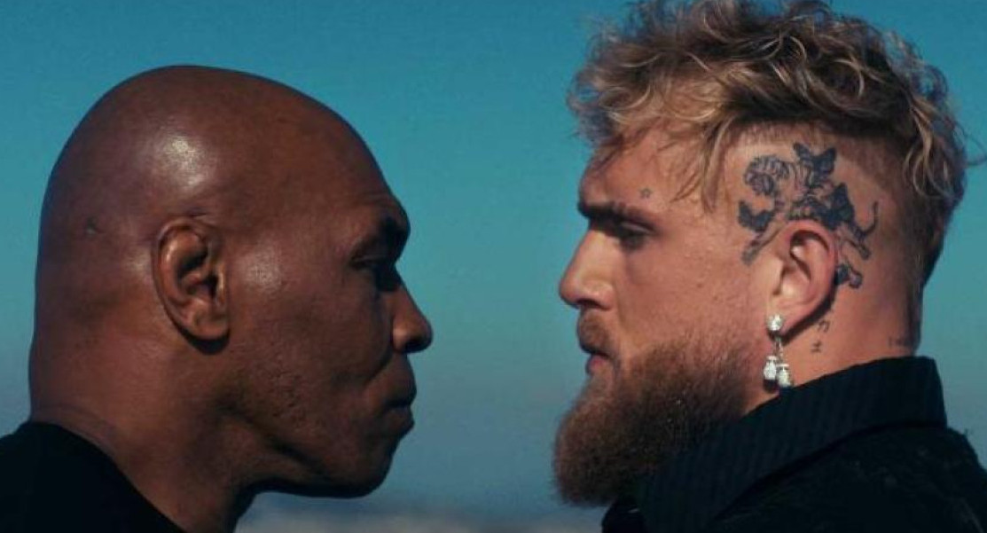 Mike Tyson y Jake Paul. Foto: Captura video.