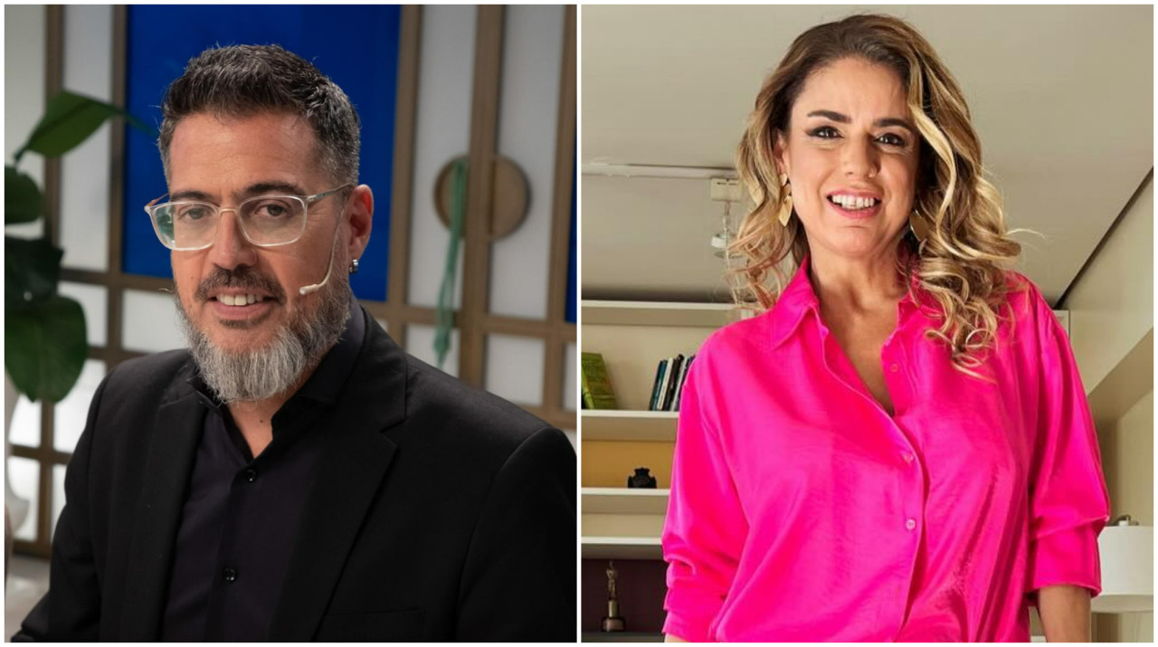 Rolando Barbano y Marina Calabró. Fotos: Instagram.