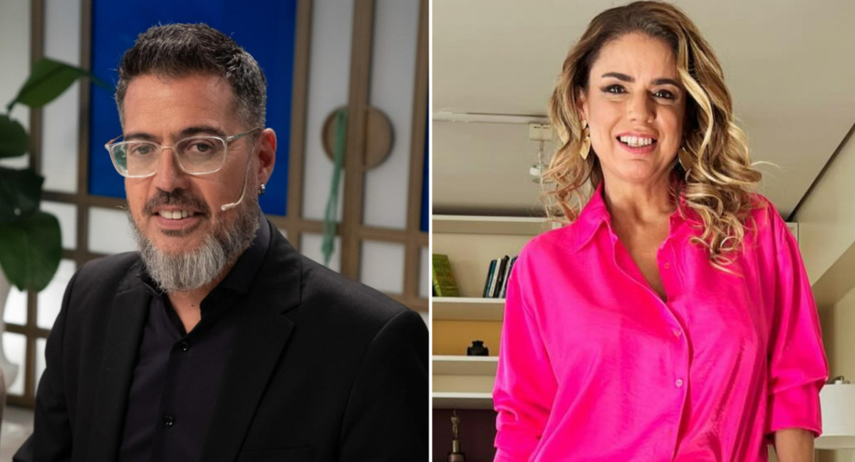 Rolando Barbano y Marina Calabró. Fotos: Instagram.