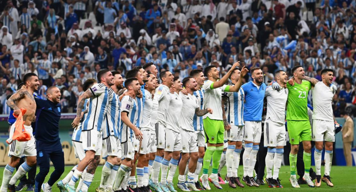 Selección Argentina. Foto: EFE