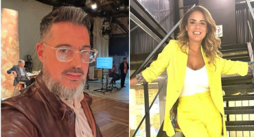 Rolando Barbano y Marina Calabró. Fotos: Instagram.