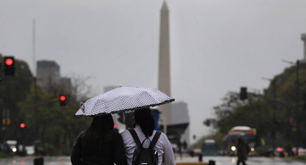 Alerta amarilla; lluvias; tormentas. Foto: NA.