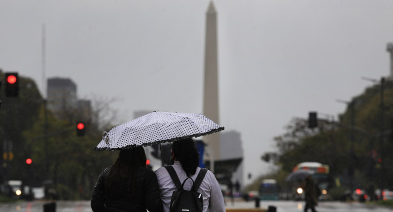 Alerta amarilla; lluvias; tormentas. Foto: NA.