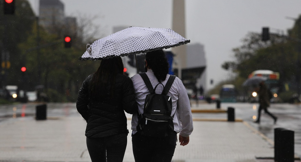 Alerta amarilla; lluvias; tormentas. Foto: NA.