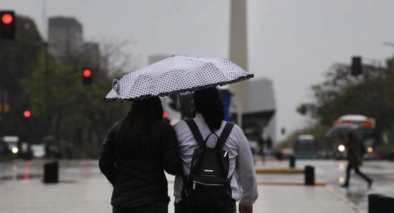 Alerta amarilla; lluvias; tormentas. Foto: NA.