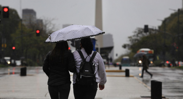 Alerta amarilla; lluvias; tormentas. Foto: NA.