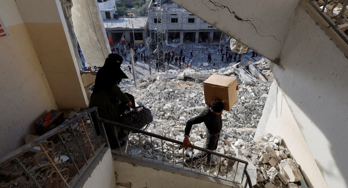 Destrucción en Gaza. Foto: Reuters.