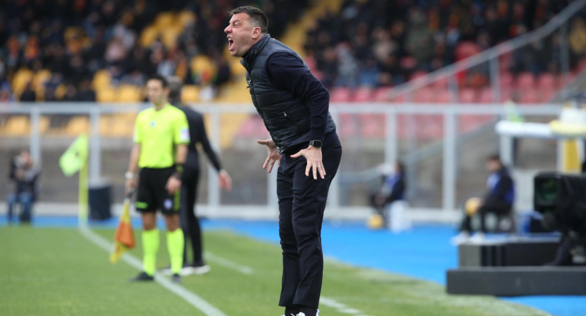 Roberto DAversa, técnico de Lecce. Foto: EFE.