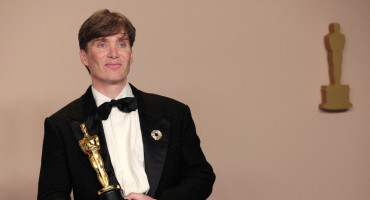 Cillian Murphy en los Oscars. Foto: Reuters.