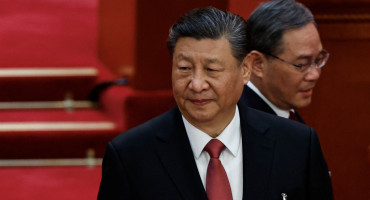 Xi Jinping en el Parlamento chino. Foto: Reuters.