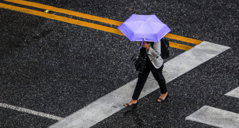 Lluvia. Foto: NA.