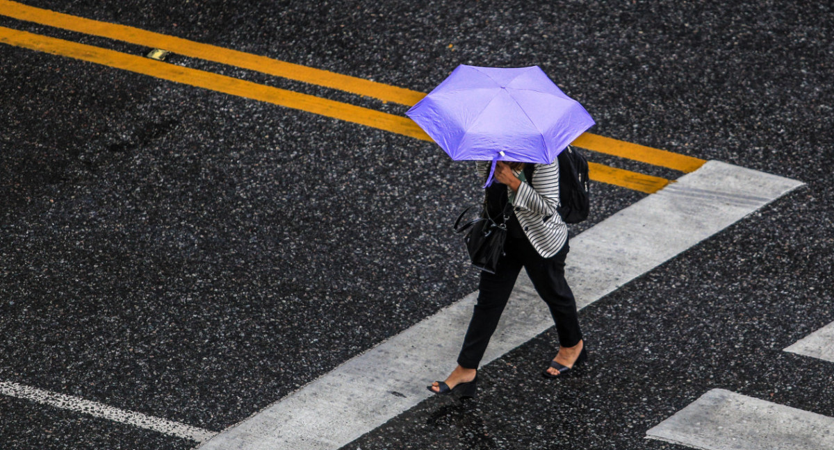 Lluvia. Foto: NA.