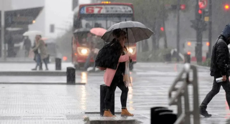 Tormentas en AMBA. Foto: NA.