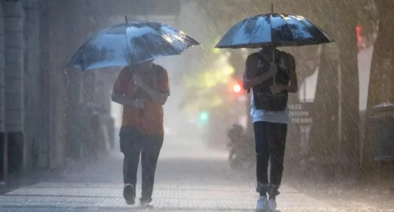 Tormentas en AMBA. Foto: NA.