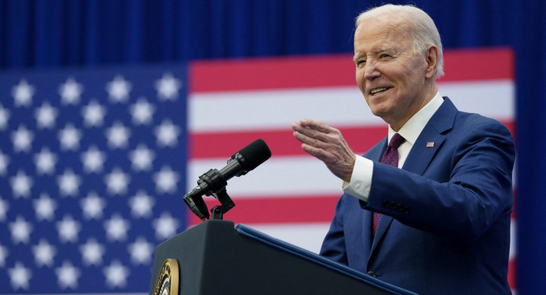 Joe Biden, presidente de Estados Unidos. Foto: Reuters