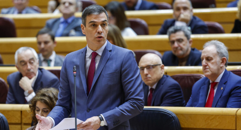 Pedro Sánchez, presidente de España. Foto: EFE.