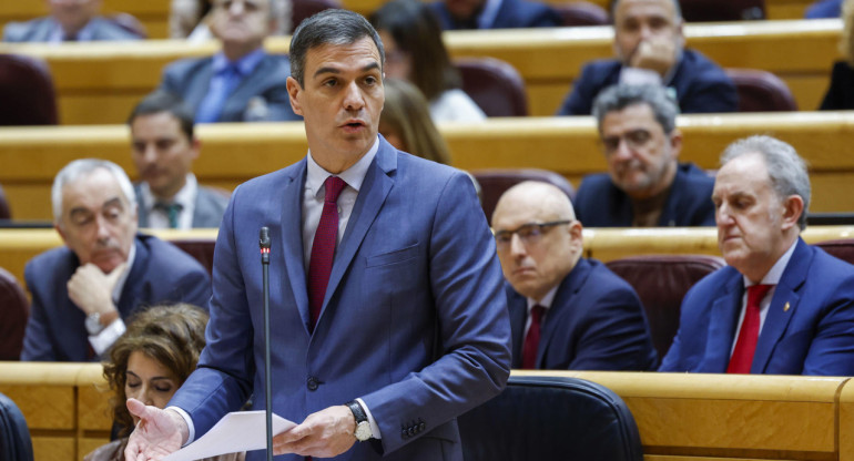 Pedro Sánchez, presidente de España. Foto: EFE.