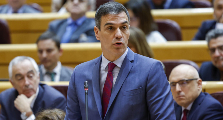 Pedro Sánchez, presidente de España. Foto: EFE.