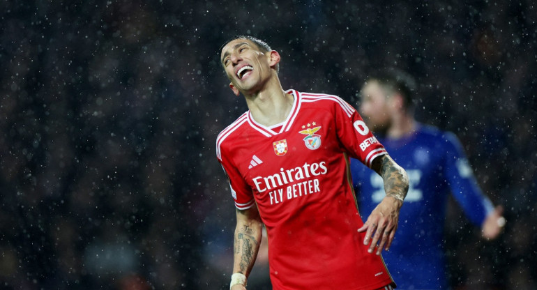 Ángel Di María; Benfica. Foto: Reuters.