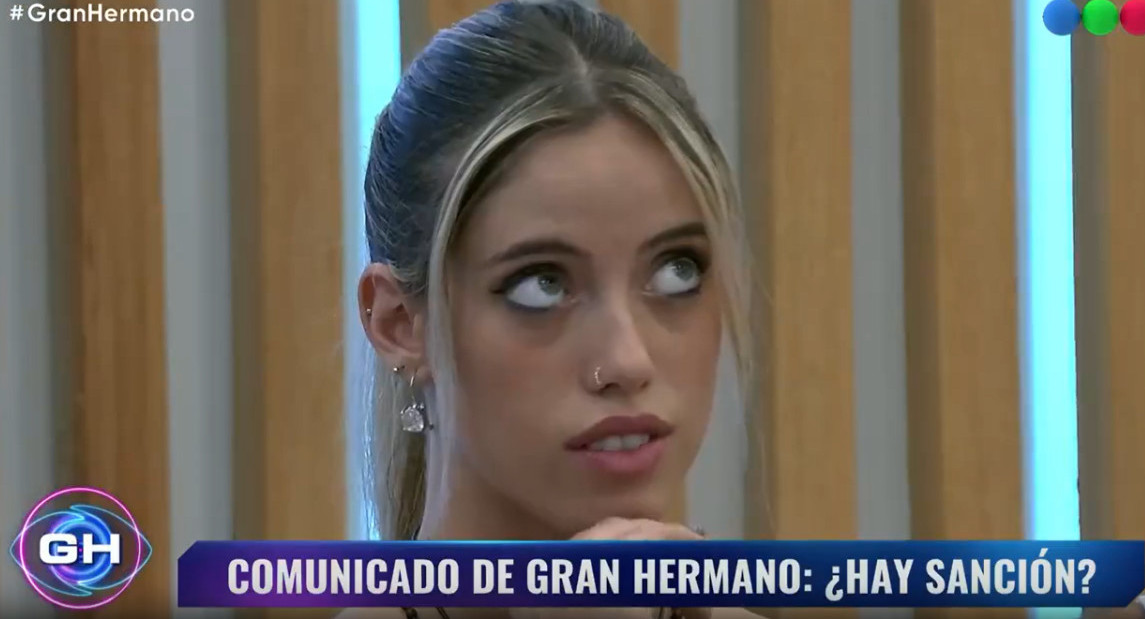 Denisse de Gran Hermano fue sancionada. Foto: Captura.