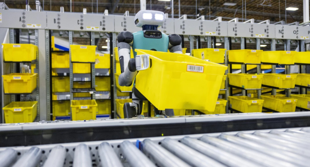 Sequoia, el robot de Amazon. Foto: Amazon.