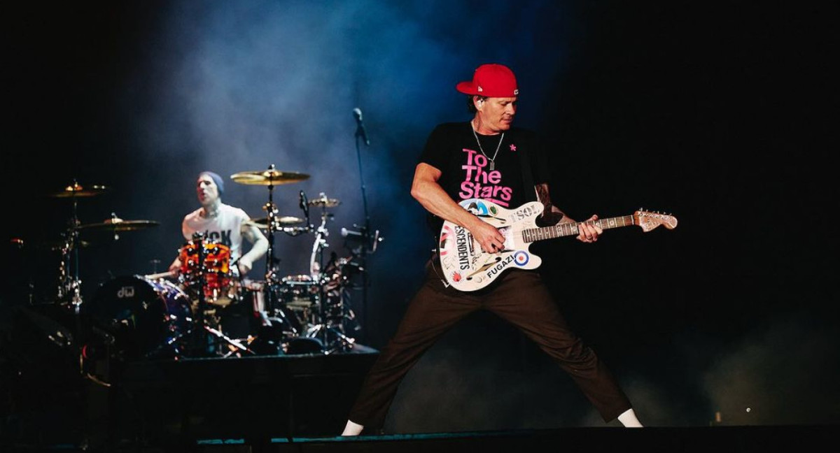 Blink 182 en Argentina. Foto: Instagram LollapaloozaAr.