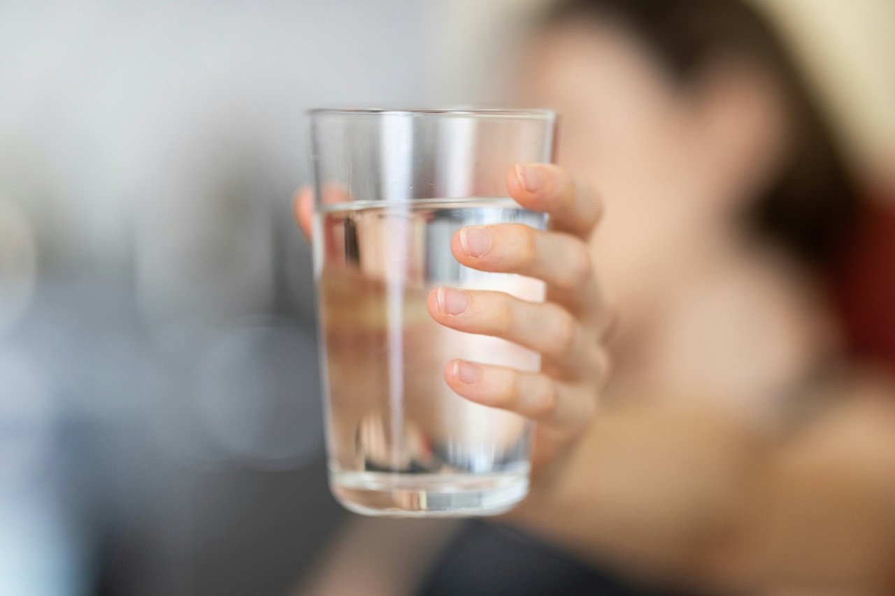 Vaso de agua. Foto: Unsplash.