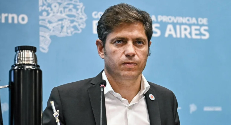 El gobernador Axel Kicillof. NA