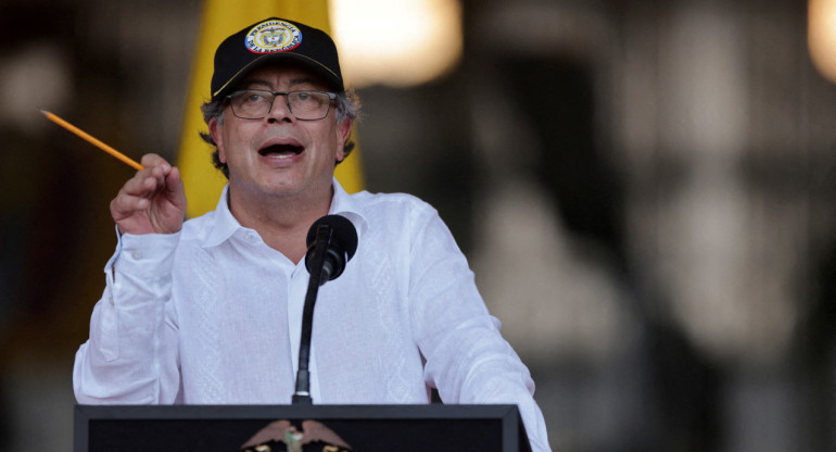 Gustavo Petro, presidente de Colombia. Foto: EFE.