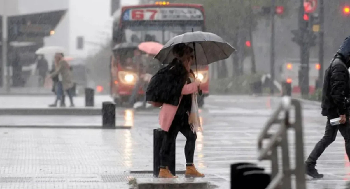 Fuertes tormentas en Buenos Aires. Foto: NA