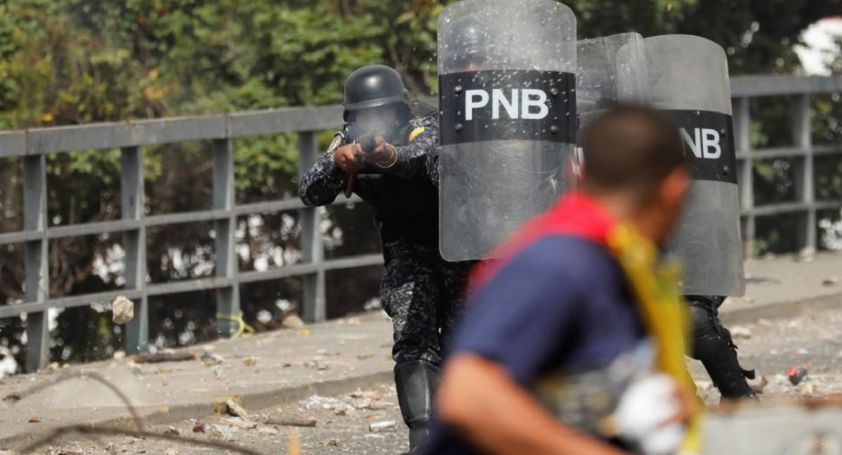 Represión en Venezuela. Foto: Reuters.