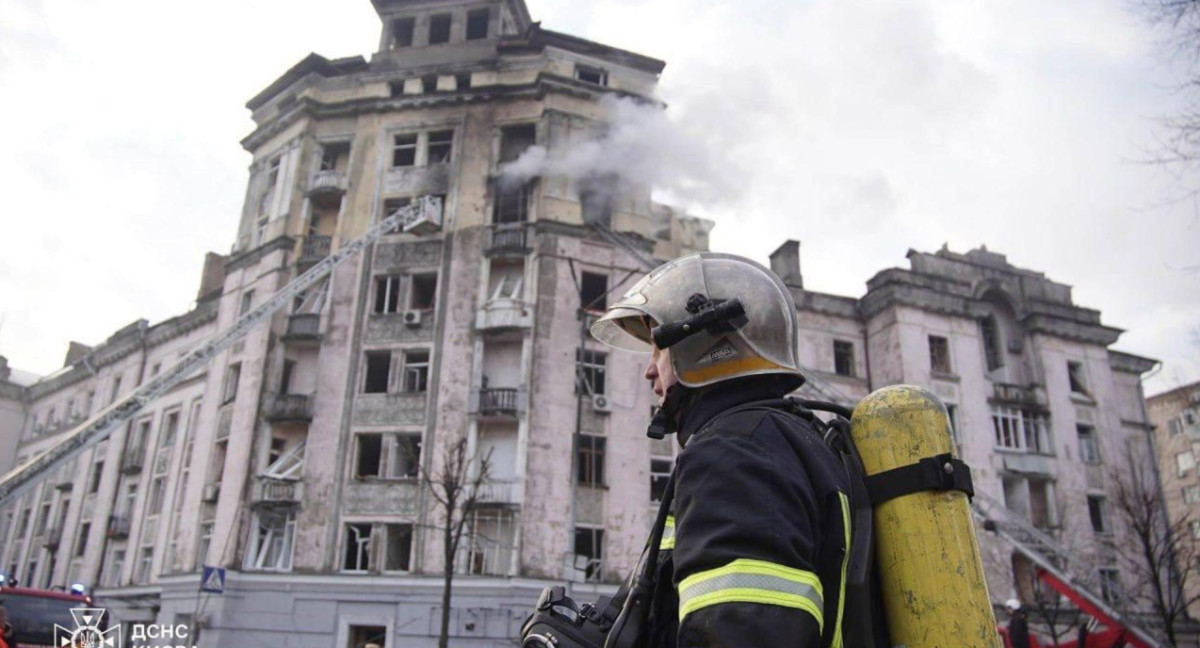 Daños en Belgorod, guerra Rusia y Ucrania. Foto: EFE.