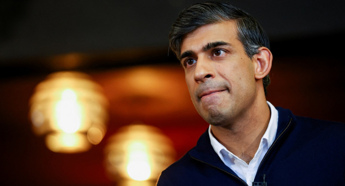 Rishi Sunak, primer ministro británico. Foto: Reuters