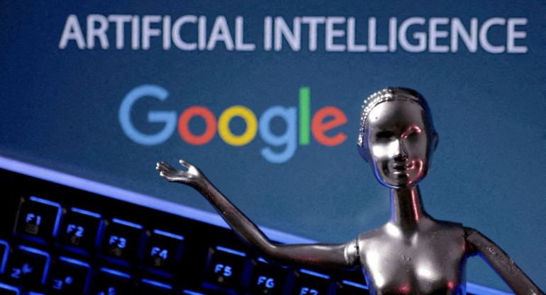 Google; Inteligencia artificial. Foto: Reuters.