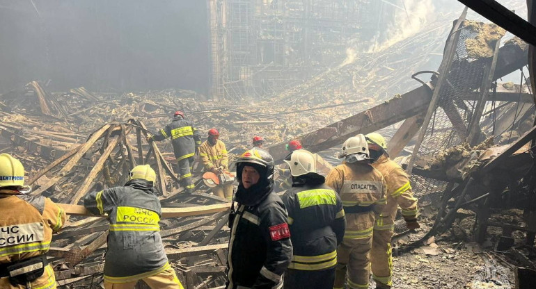 Atentado en Moscú. Foto: Reuters.