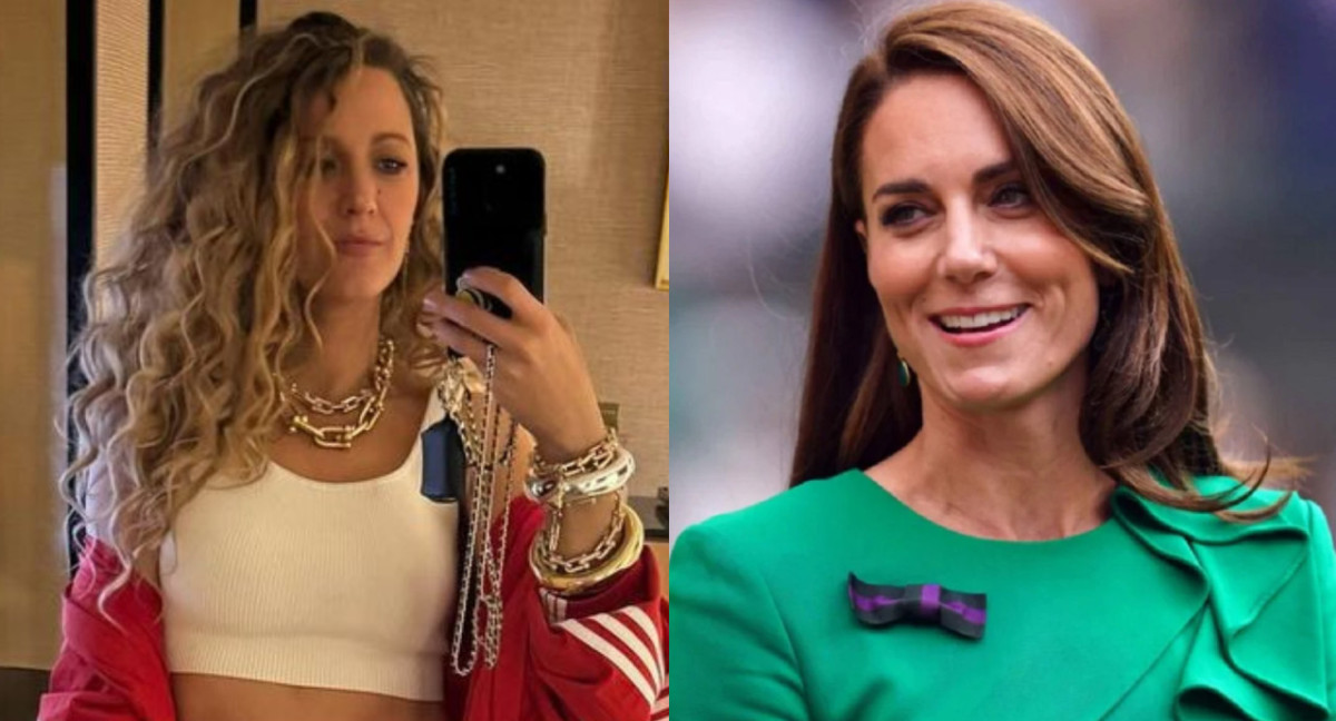 Blake Lively y Kate Middleton. Fotos: Instagram y NA.