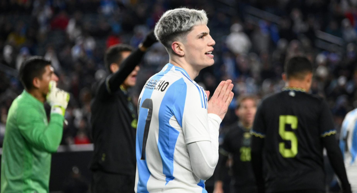 Alejandro Garnacho; Selección Argentina. Foto: EFE.