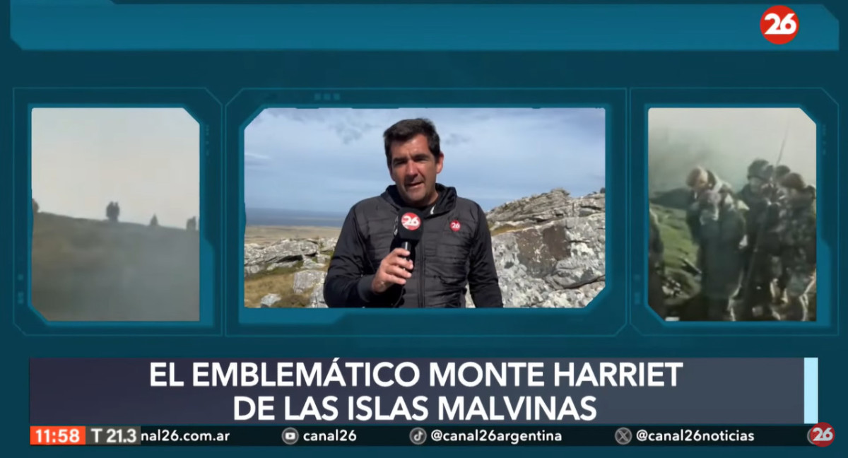 Canal 26 en las Islas Malvinas.