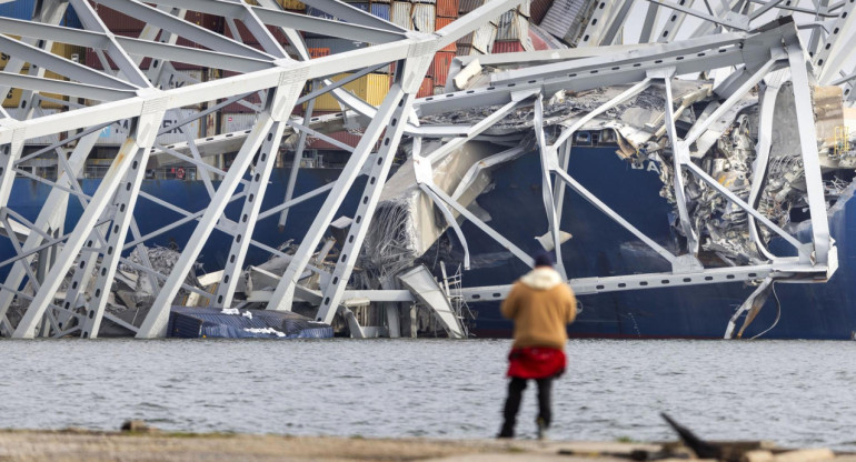 Puente de Baltimore. Foto: EFE.