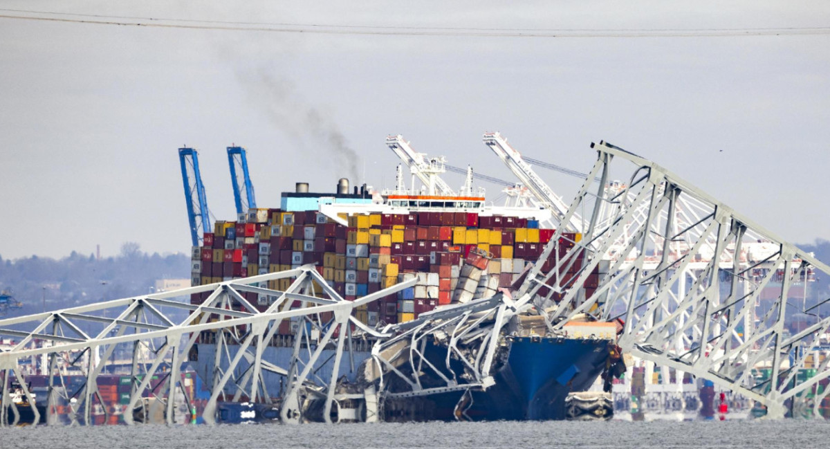 Puente de Baltimore. Foto: EFE.