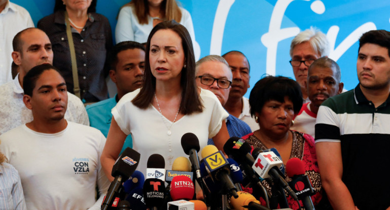 María Corina Machado. Foto: REUTERS.