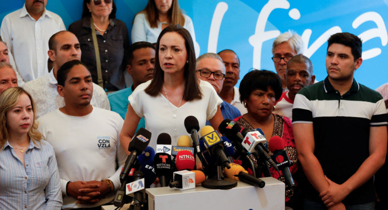 María Corina Machado. Foto: REUTERS.